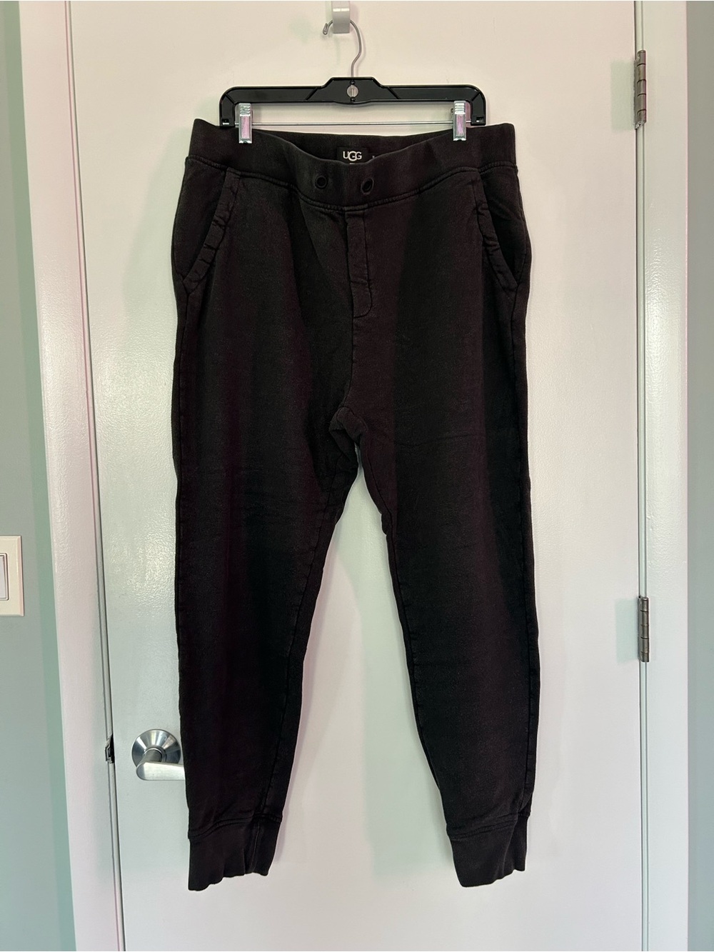 UGG Brand black loose fit baggy sweatpants size large